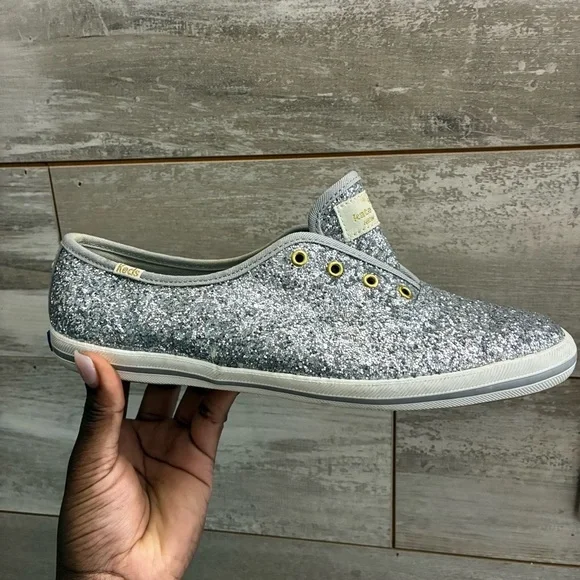 Kate Spade ♠️ Keds New York Women s Glitter Fashion Sneaker - Picture 10 of 11